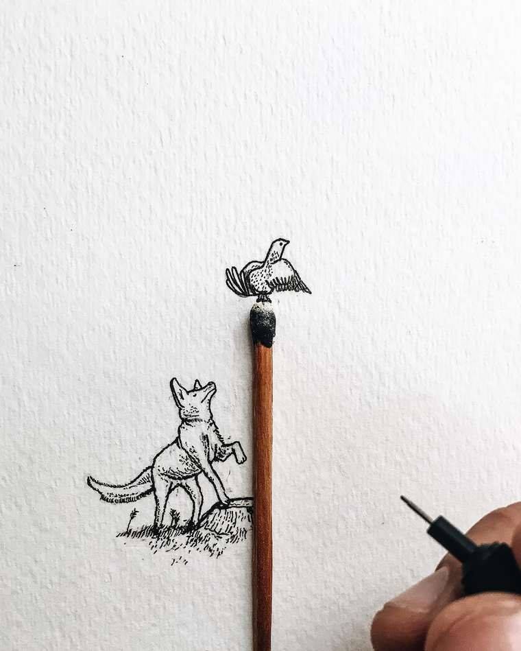 Cuki miniart állatos rajzok - Rókavilág.hu